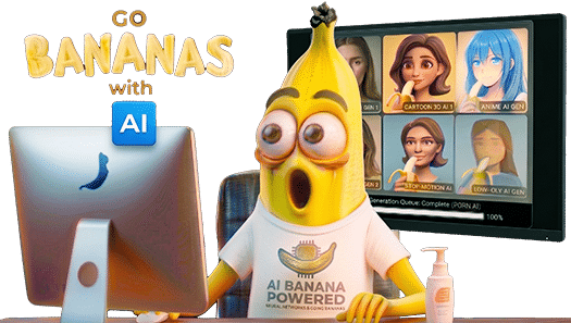 bestaiporn.com mascotte Mike the Banana